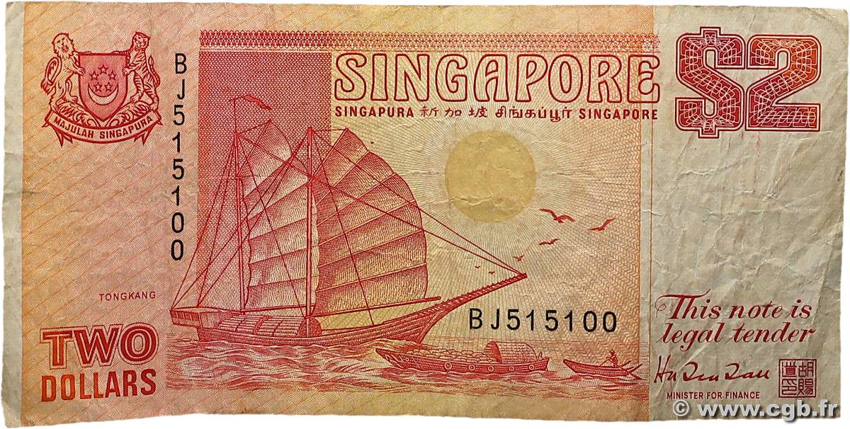 2 Dollars SINGAPOUR  1990 P.27 TB