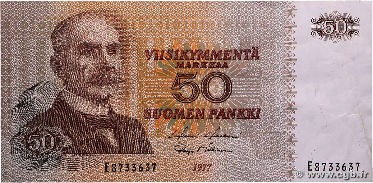 50 Markkaa FINLANDIA  1977 P.108a BB