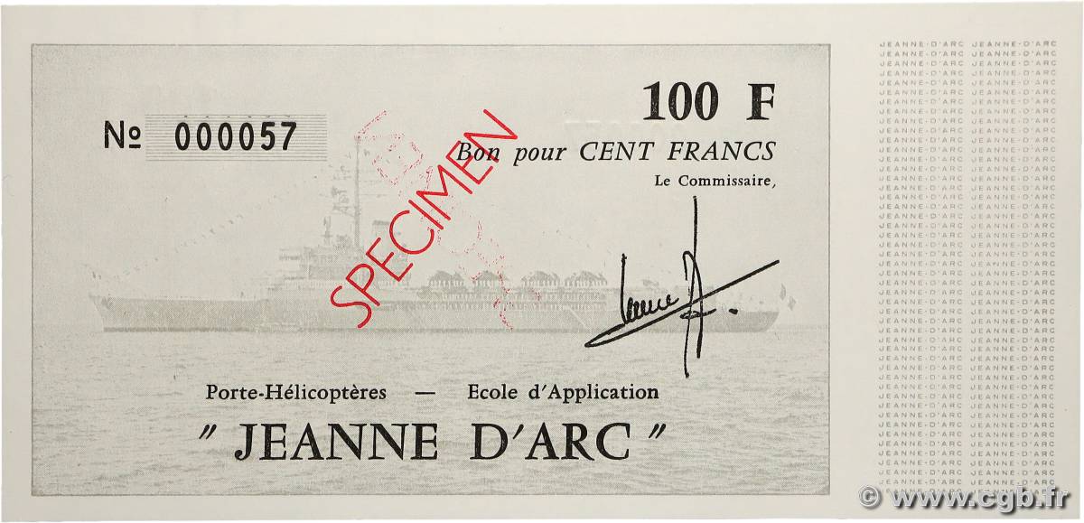 100 Francs Spécimen FRANCE régionalisme et divers  1979 K.302f NEUF