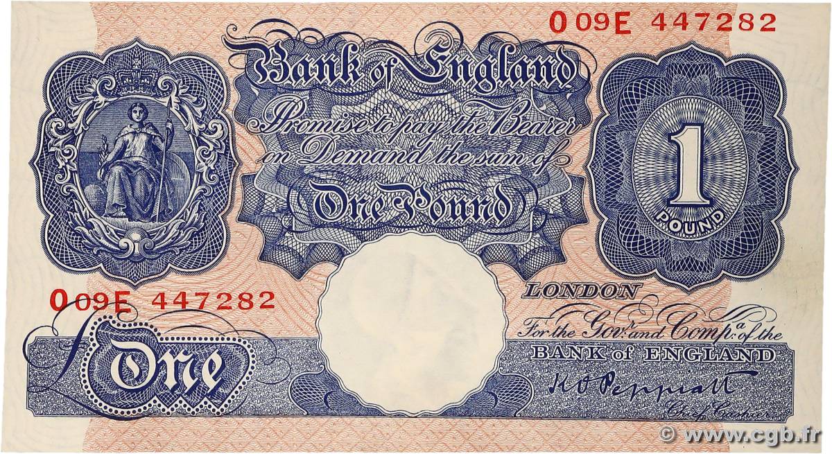 1 Pound ANGLETERRE  1940 P.367a SPL