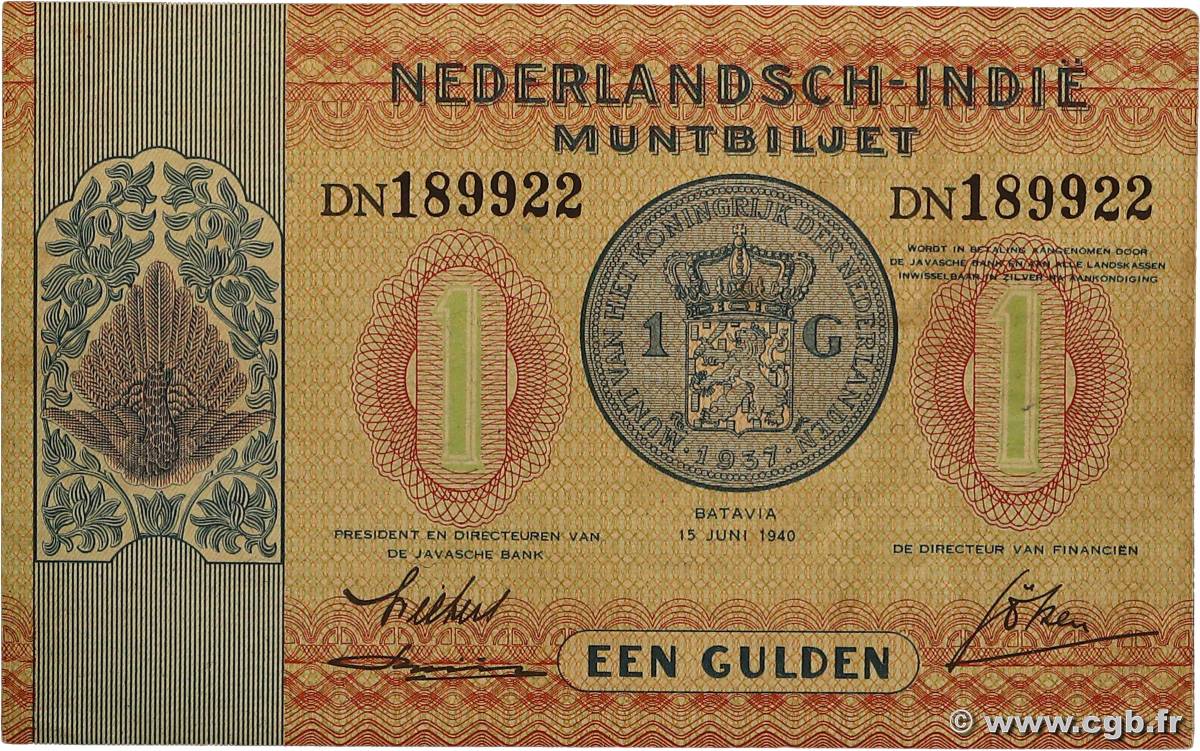 1 Gulden INDES NEERLANDAISES  1940 P.108a TTB+