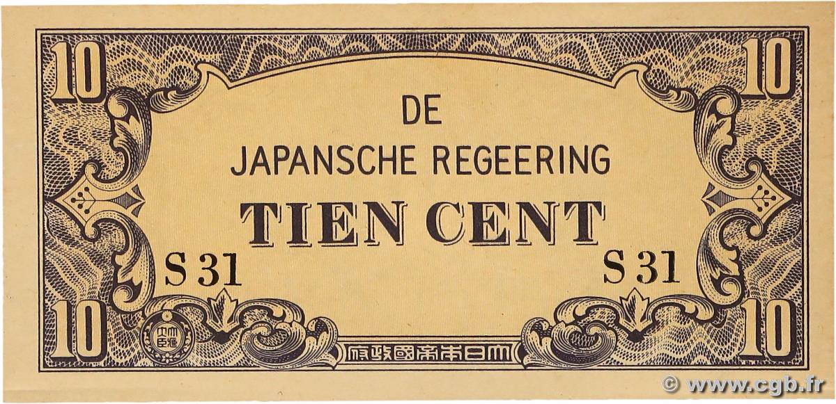 10 Cent INDES NEERLANDAISES  1942 P.121a NEUF