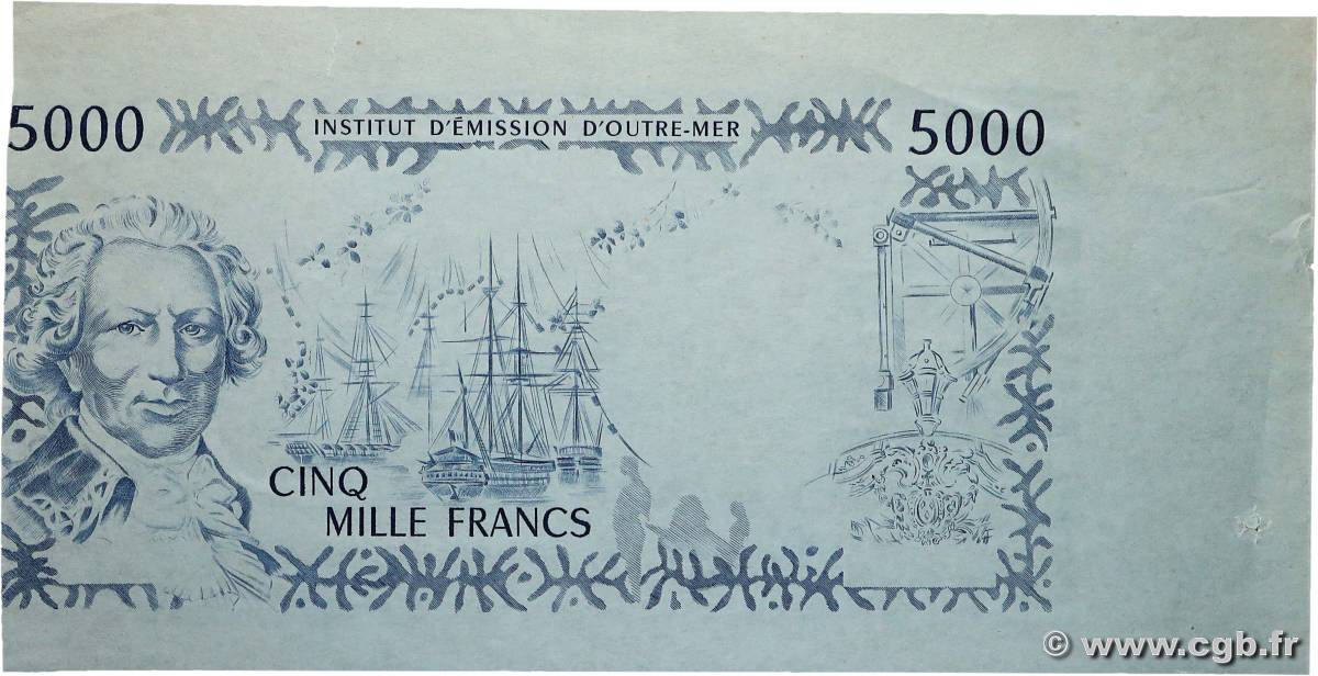 5000 Francs Épreuve FRENCH PACIFIC TERRITORIES  1996 P.03p SPL+