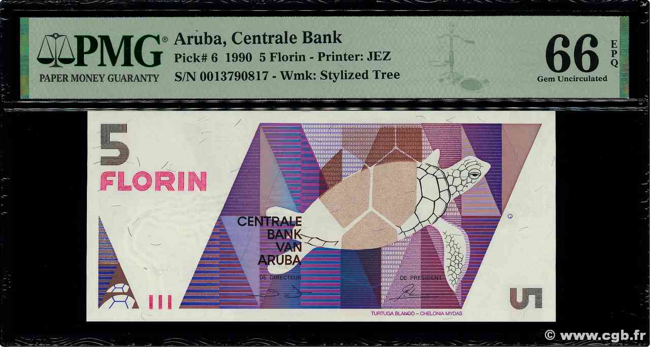 5 Florin ARUBA   1990 P.06 NEUF