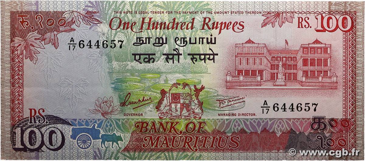 100 Rupees ÎLE MAURICE  1986 P.38 SUP