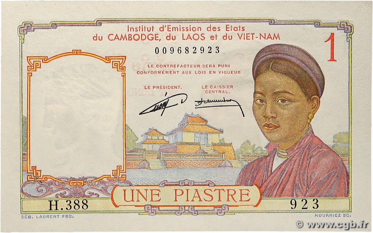1 Piastre INDOCHINE FRANÇAISE  1953 P.092 pr.NEUF