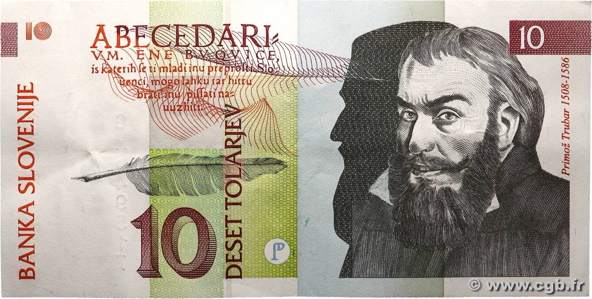 10 Tolarjev SLOVÉNIE  1992 P.11a TTB+
