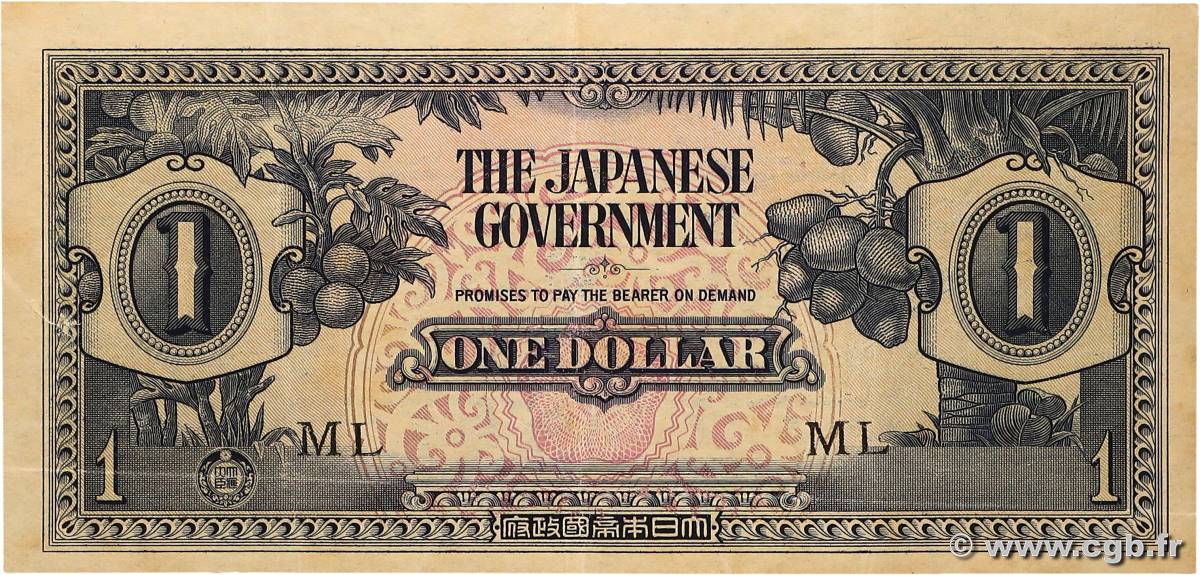 1 Dollar MALAYA  1942 P.M05b SPL+