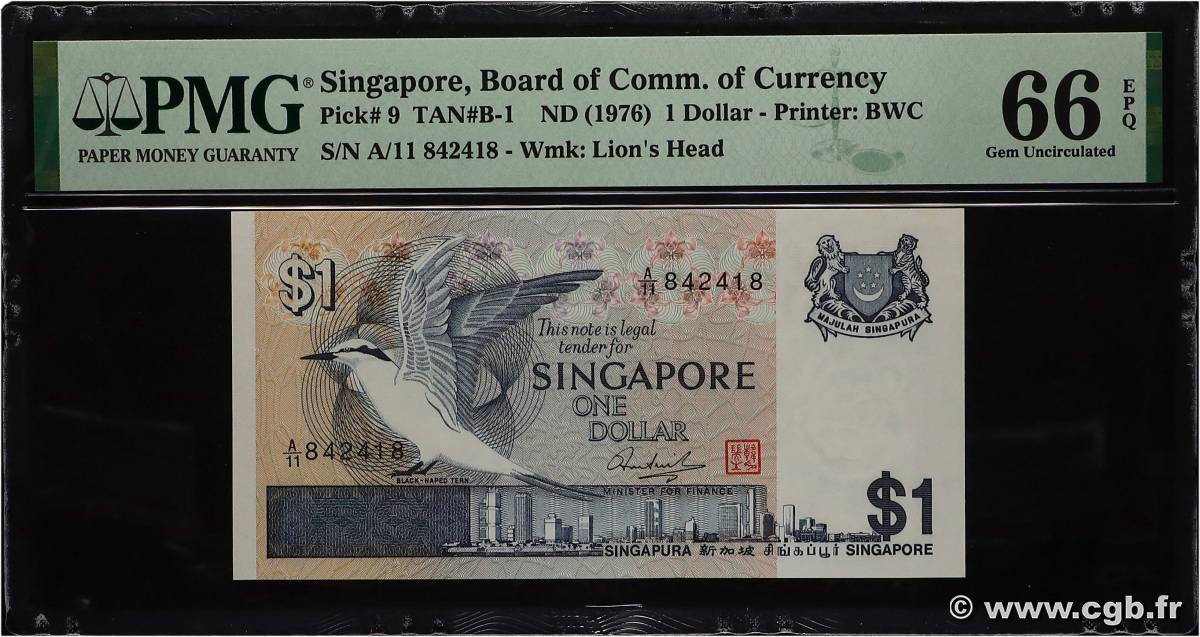 1 Dollar SINGAPOUR  1976 P.09 NEUF