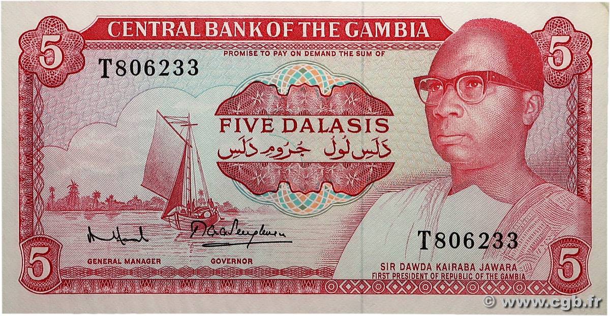5 Dalasis GAMBIE  1972 P.05d SUP