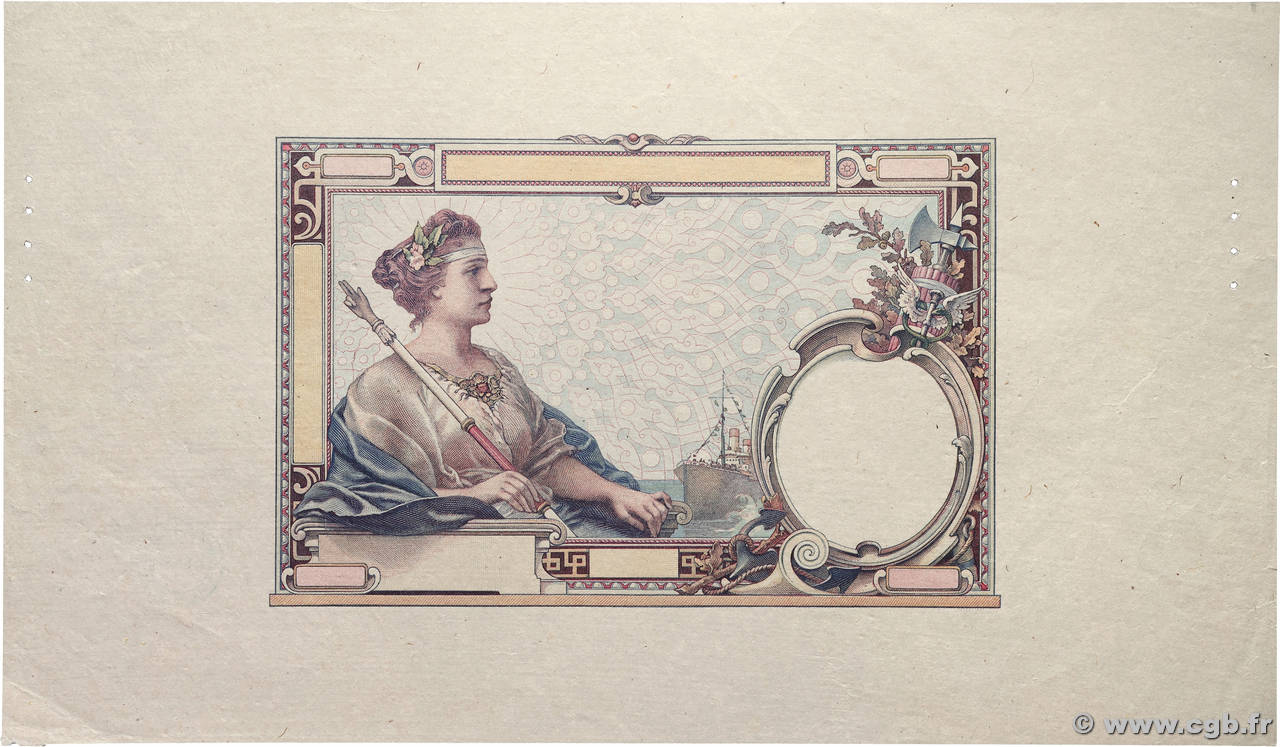 100 Francs Épreuve FRENCH ANTILLES  1927 P.- ST