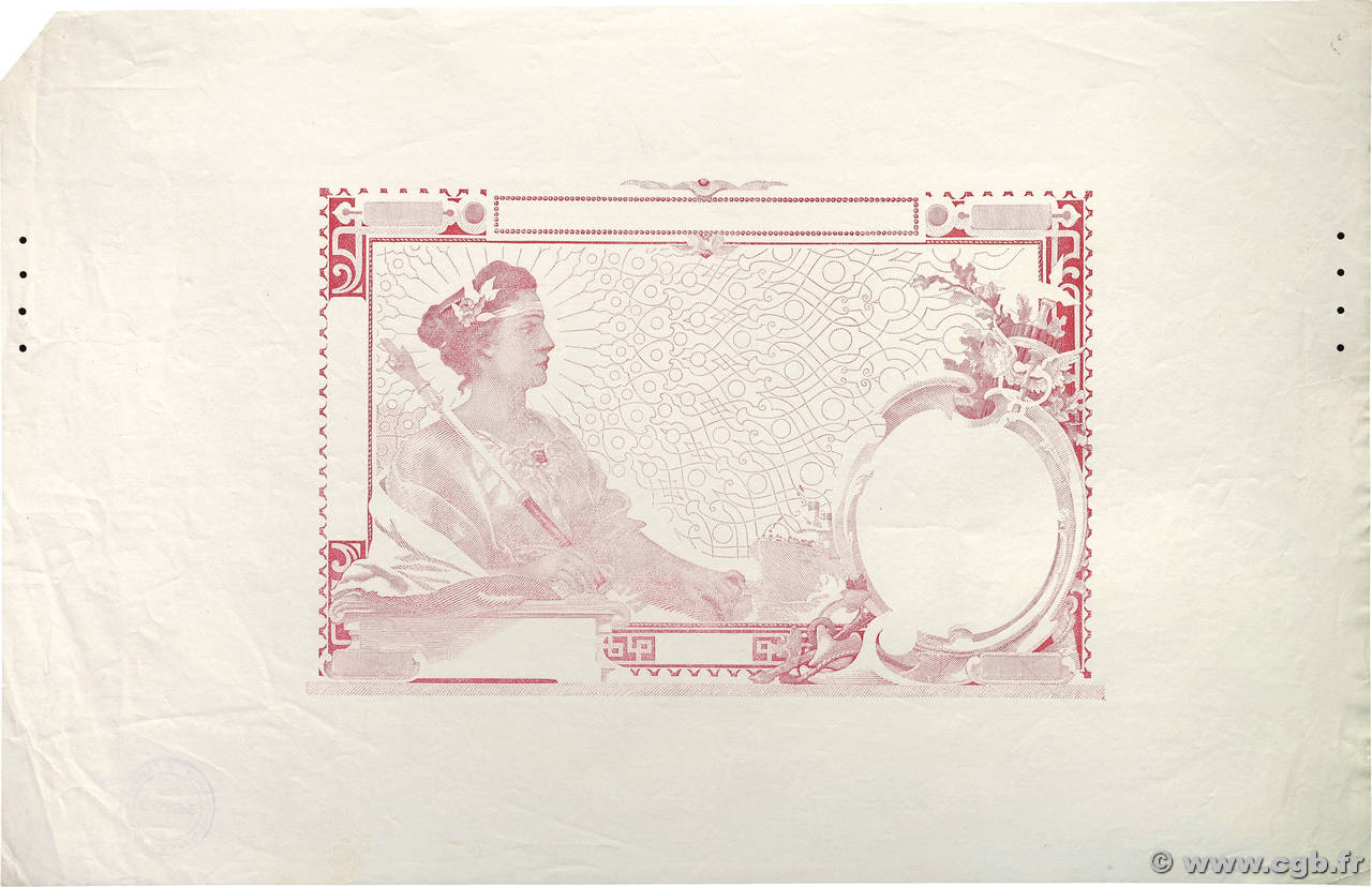 100 Francs Épreuve FRENCH ANTILLES  1927 P.- fST+