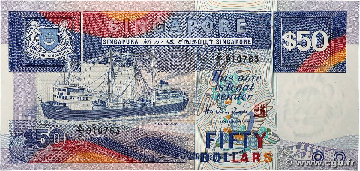 50 Dollars SINGAPOUR  1987 P.22a NEUF