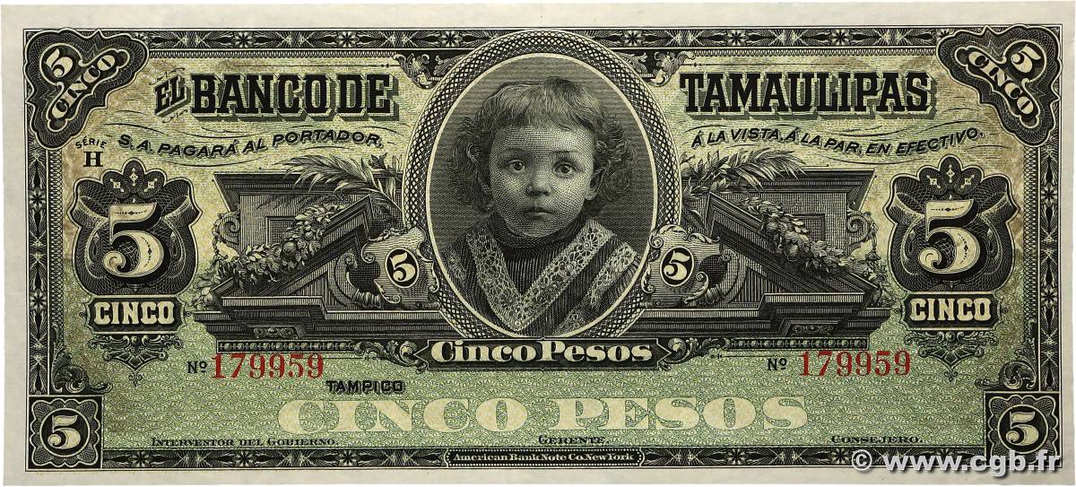 5 Pesos MEXICO  1902 PS.0429r q.FDC