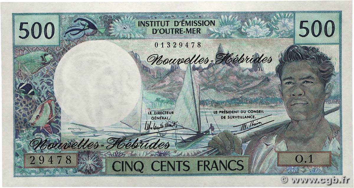 500 Francs NEW HEBRIDES  1980 P.19c UNC