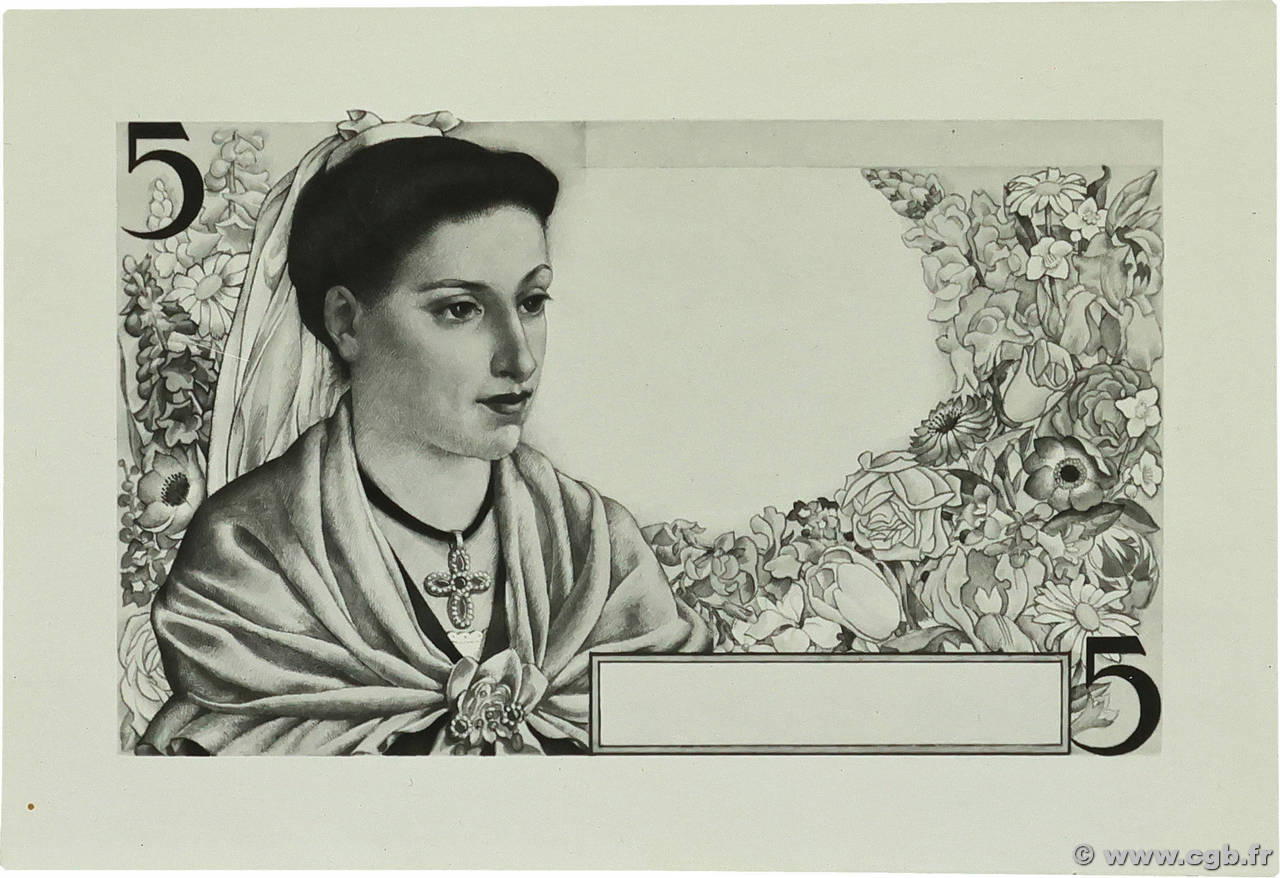 5 Francs BERGER Photo FRANCE  1943 F.05.00p NEUF