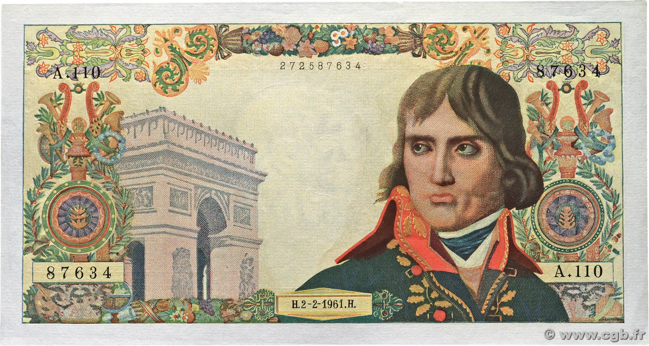 100 Nouveaux Francs BONAPARTE Faux FRANCE  1961 F.59.00x NEUF