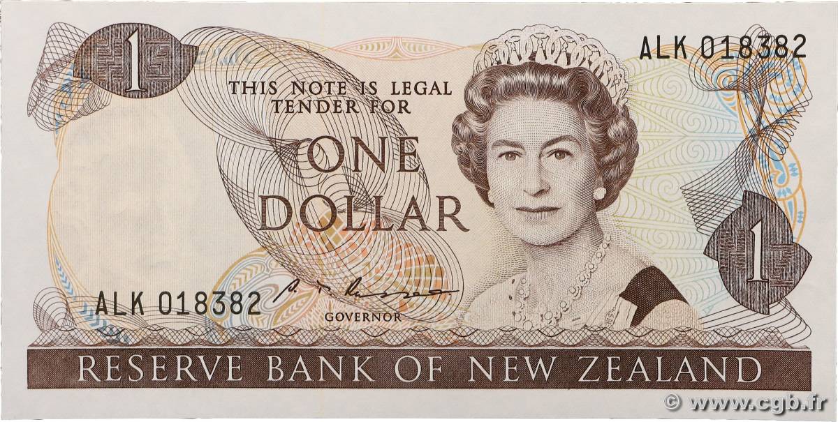 1 Dollar NOUVELLE-ZÉLANDE  1985 P.169b pr.NEUF
