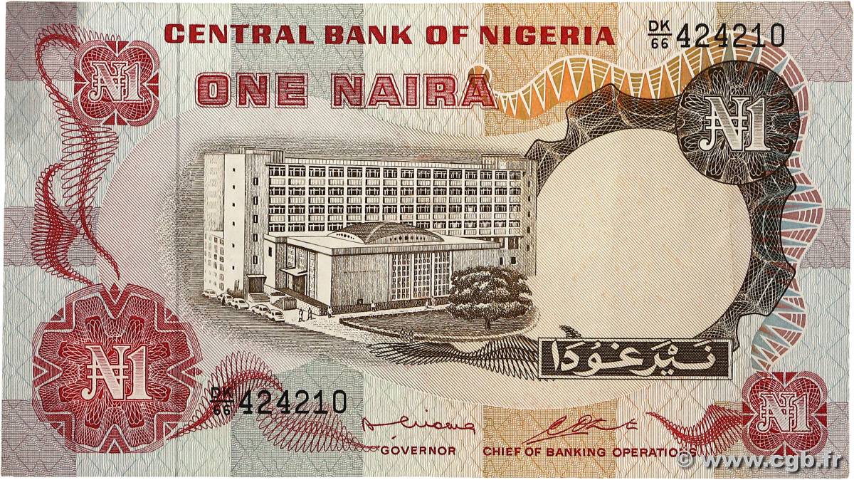 1 Naira NIGERIA  1973 P.15b TTB+