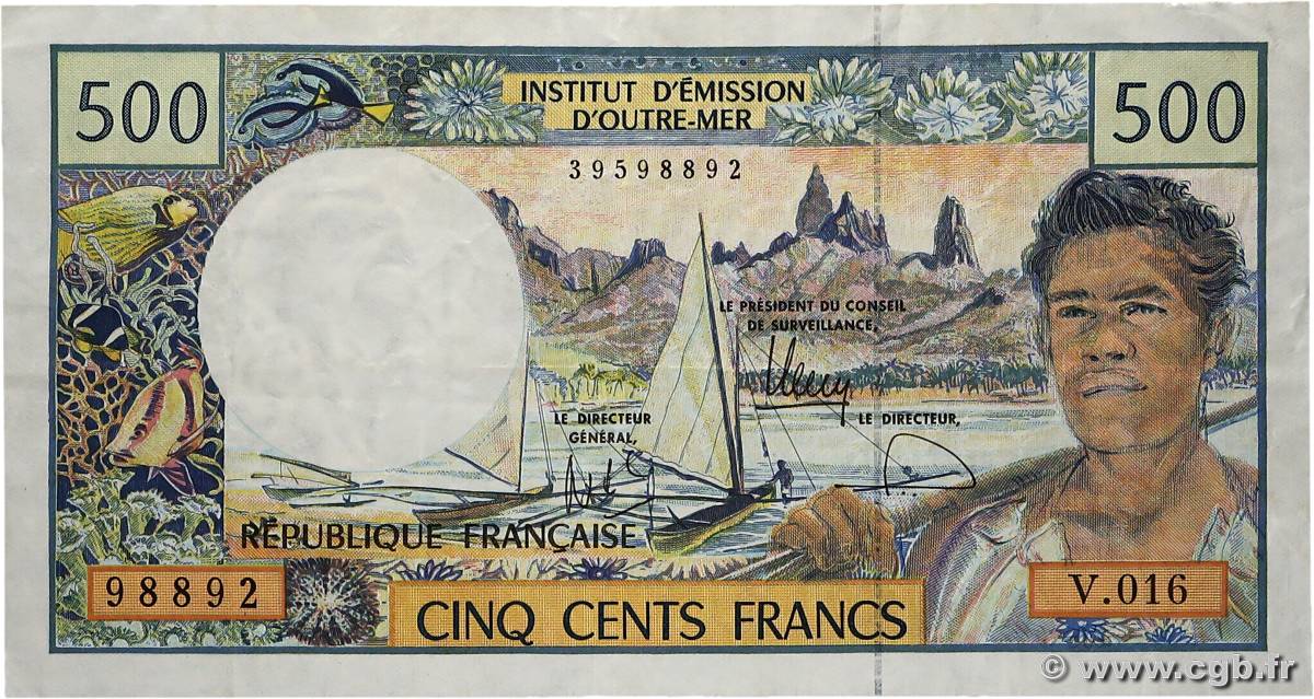 500 Francs POLYNÉSIE, TERRITOIRES D OUTRE MER  2004 P.01h TTB