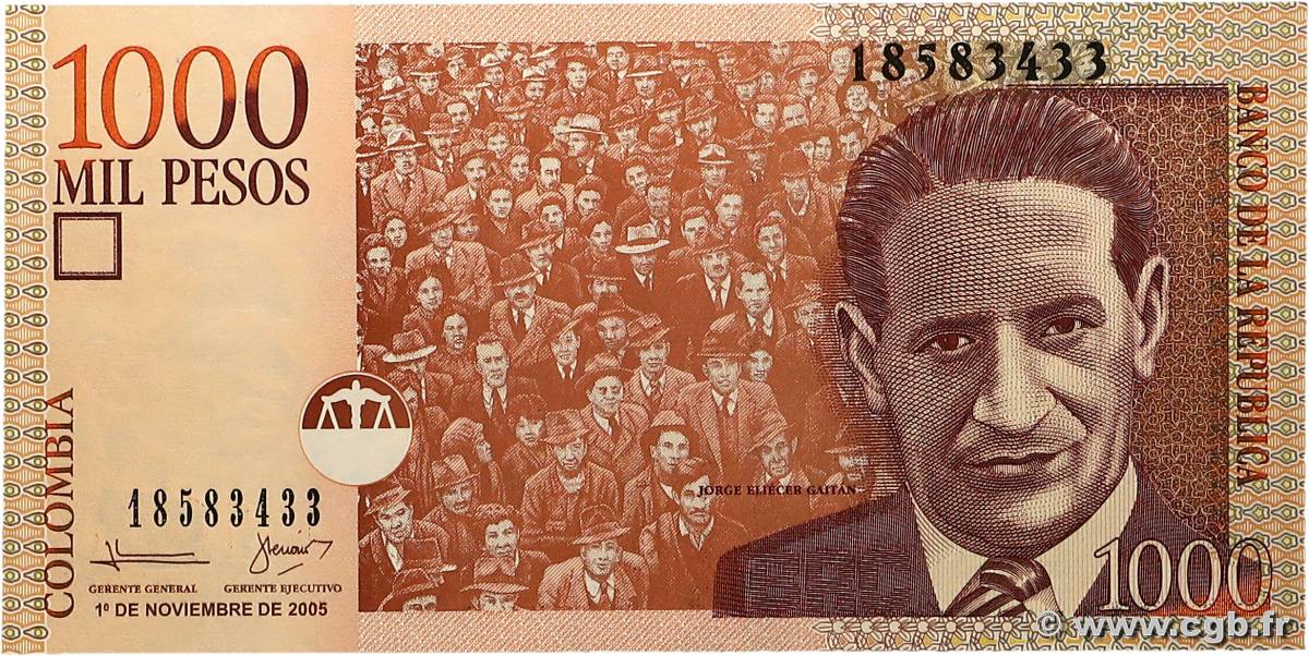 1000 Pesos COLOMBIE  2005 P.456a NEUF