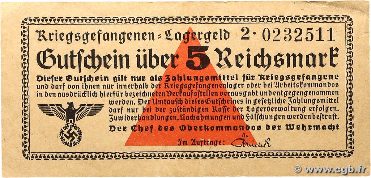5 Reichsmark ALLEMAGNE  1939 R.520 SUP