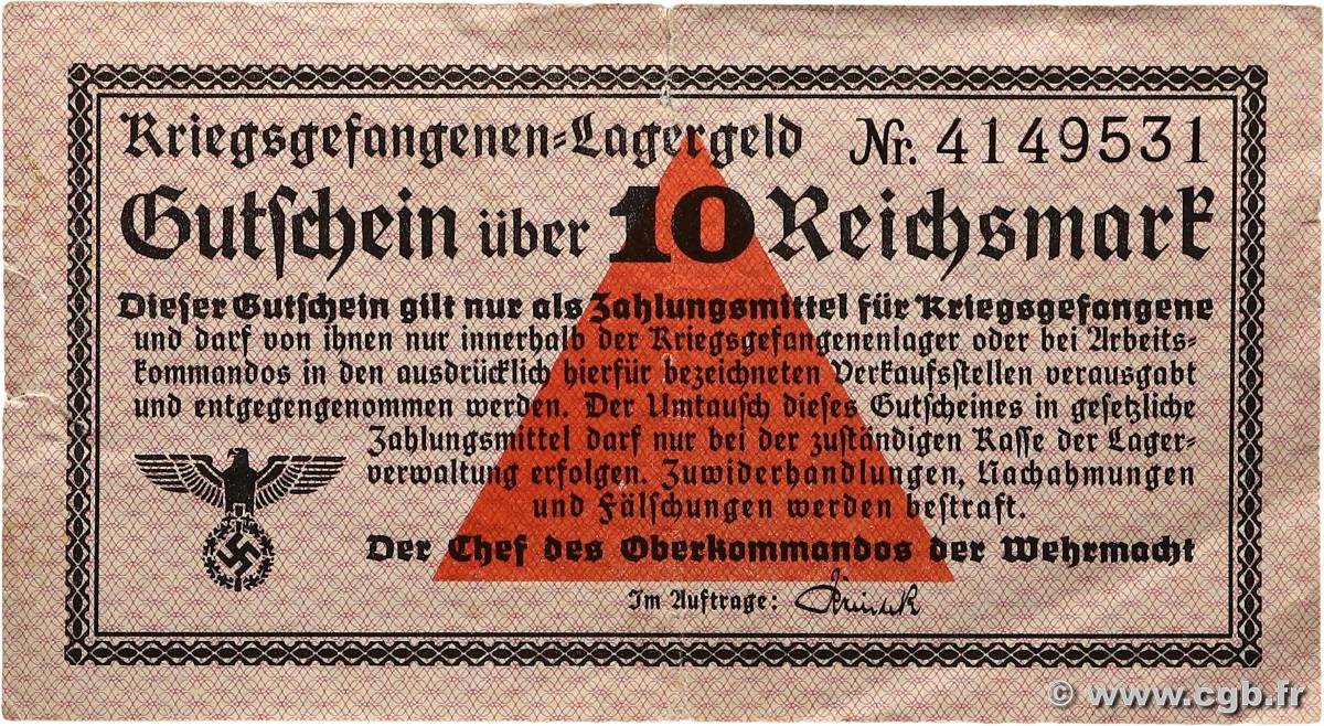 10 Reichsmark ALLEMAGNE  1939 R.521 TTB+