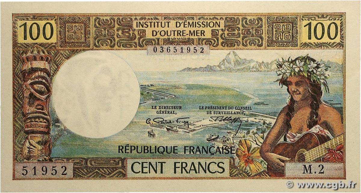 100 Francs NEW CALEDONIA  1972 P.63b UNC-