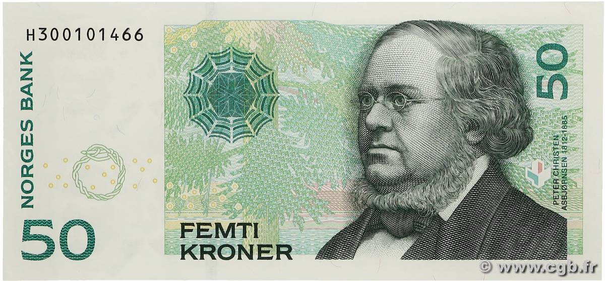 50 Kroner NORVÈGE  2008 P.46c FDC