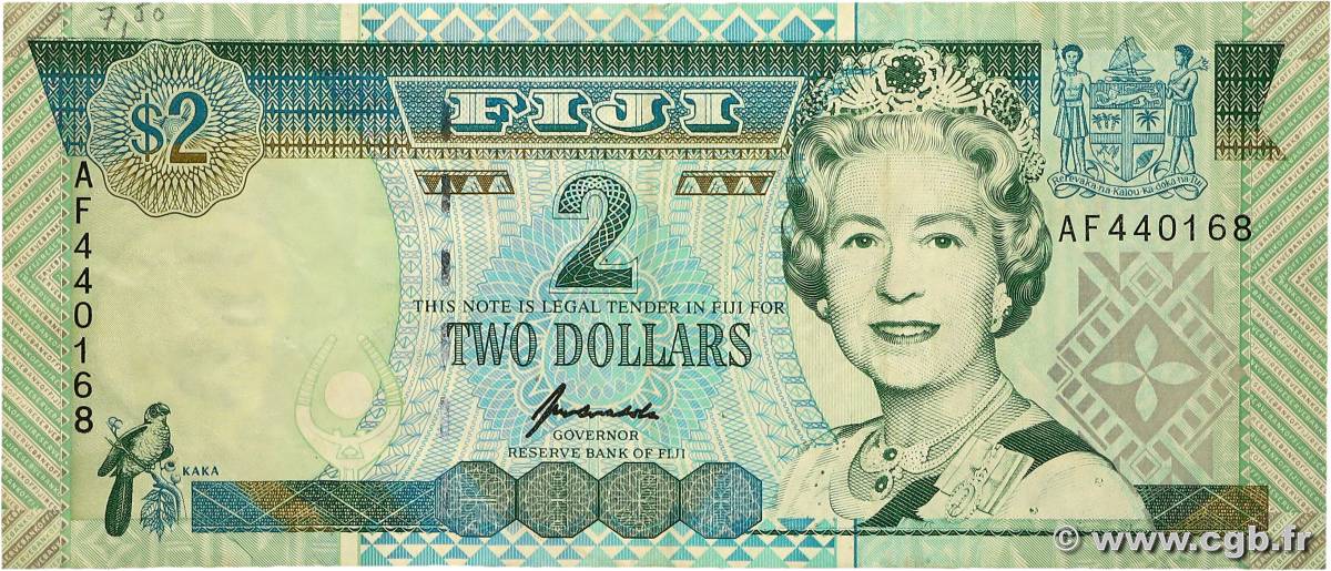 2 Dollars FIGI  1996 P.096b q.SPL