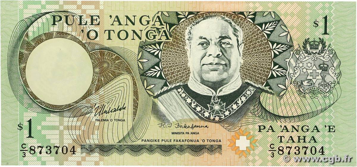 1 Pa anga TONGA  1982 P.31c fST+
