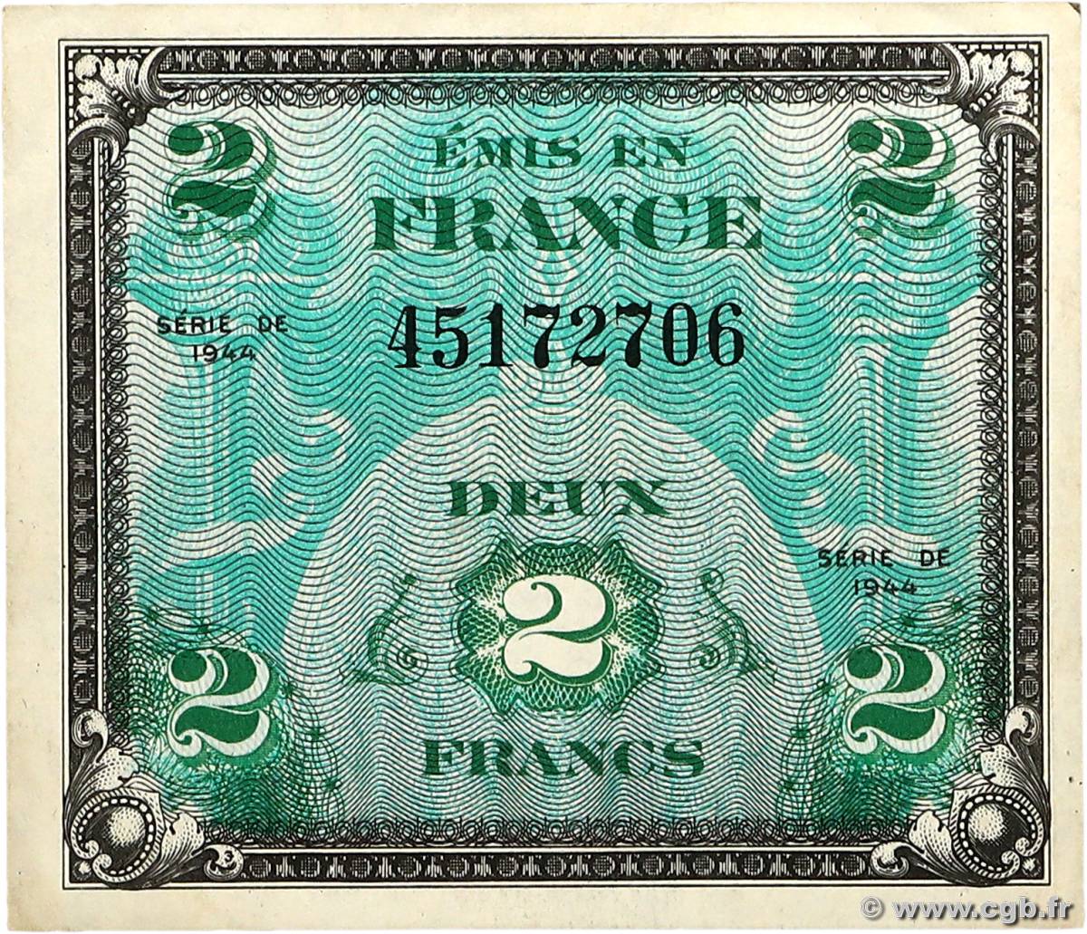 2 Francs DRAPEAU FRANCE  1944 VF.16.02 SPL