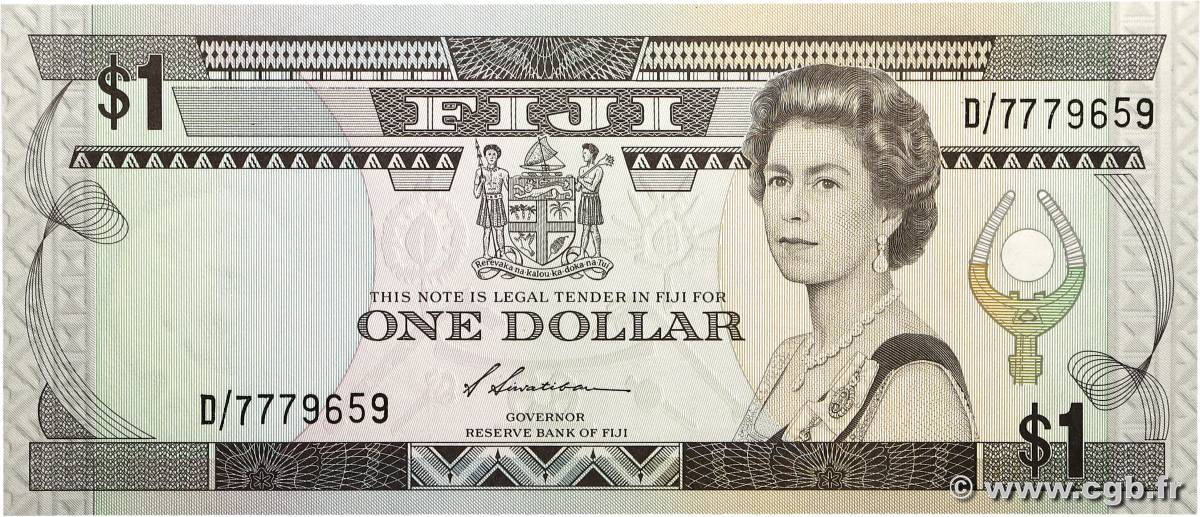 1 Dollar FIJI  1987 P.086a UNC