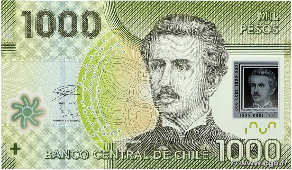 1000 Pesos CHILI  2020 P.161 NEUF
