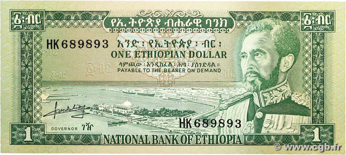 1 Dollar ETIOPIA  1966 P.25a FDC