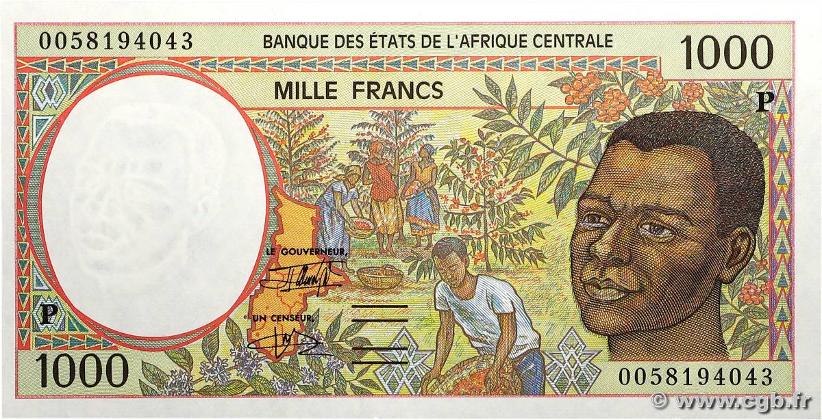 1000 Francs type 1993P TCHAD  2000 A.291Pg NEUF