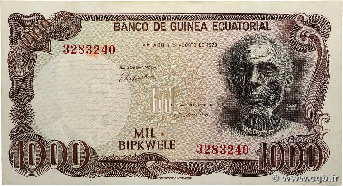 1000 Bipkwele GUINÉE ÉQUATORIALE  1979 P.16 SUP