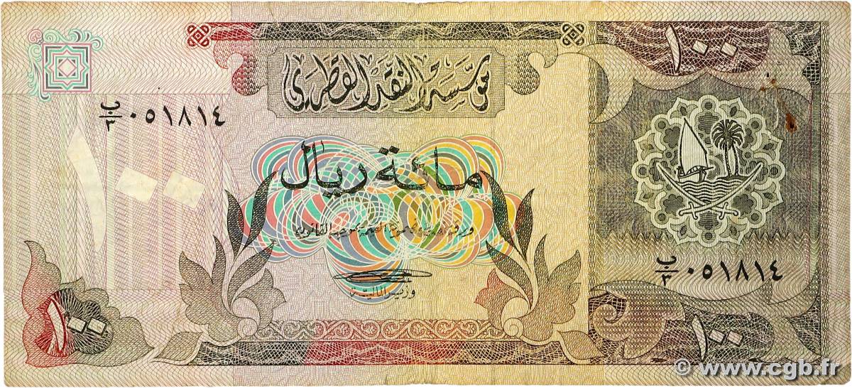 100 Riyals QATAR  1980 P.11 MB