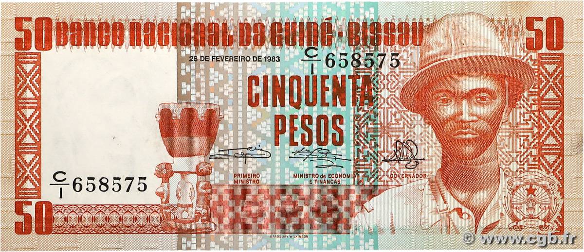 50 Pesos GUINEA-BISSAU  1983 P.05 SPL+