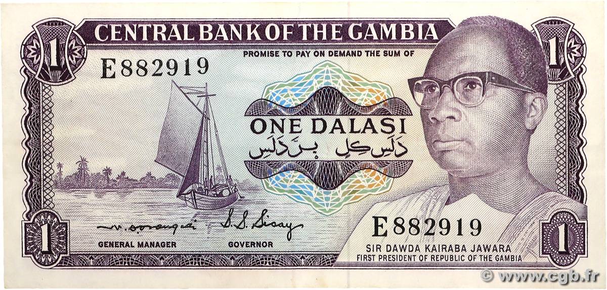 1 Dalasi GAMBIE  1971 P.04c TTB+