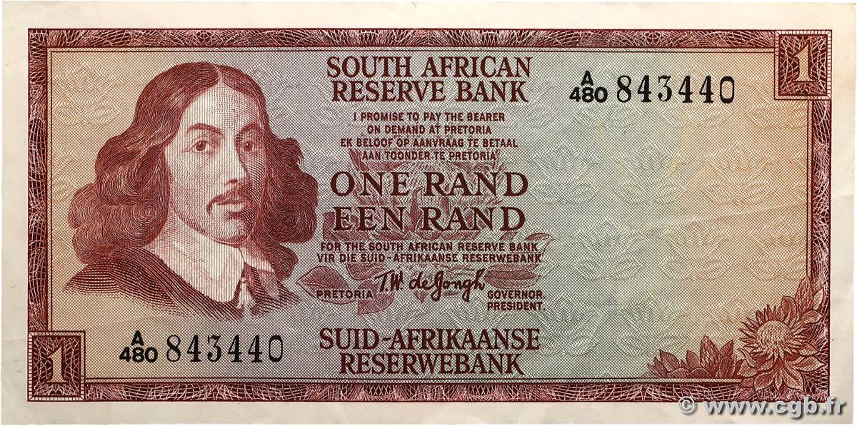 1 Rand AFRIQUE DU SUD  1967 P.109b TTB+