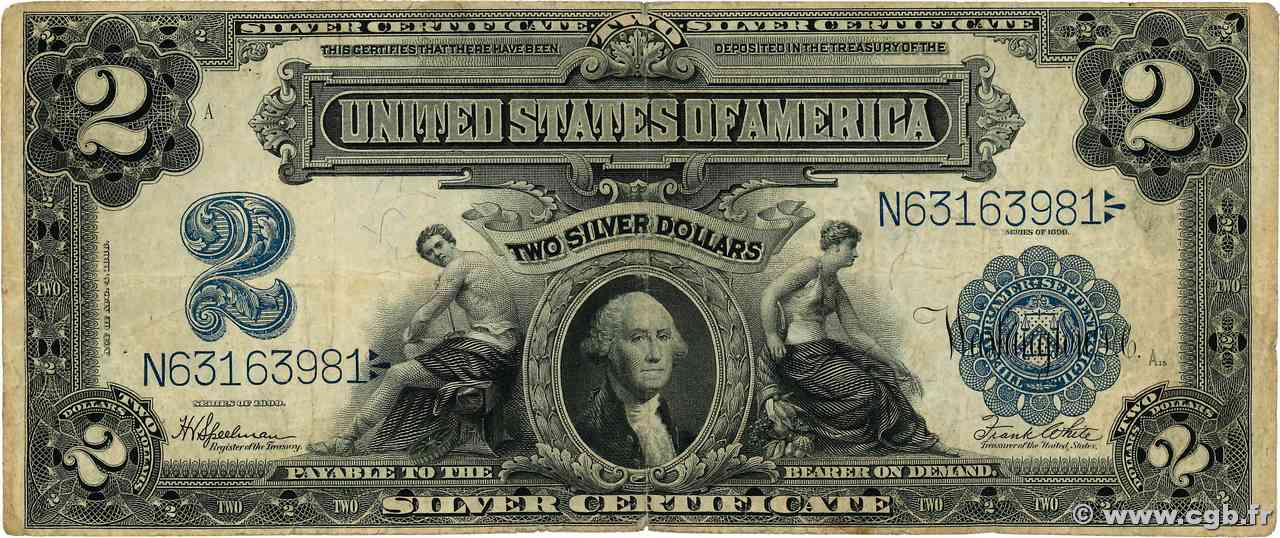 2 Dollars ÉTATS-UNIS D AMÉRIQUE  1899 P.339 TB