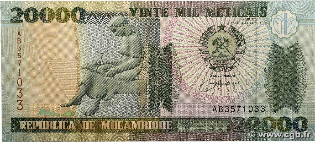 200000 Meticais MOZAMBICO  2003 P.141 AU