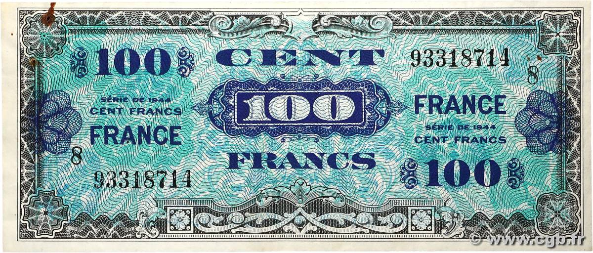 100 Francs FRANCE FRANCE  1945 VF.25.08 TTB