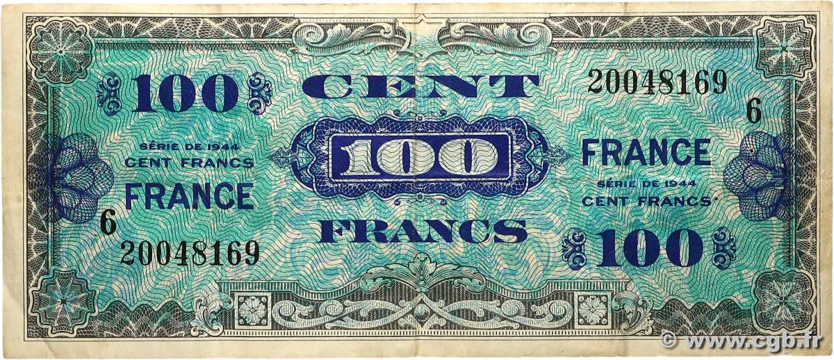 100 Francs FRANCE FRANCE  1945 VF.25.06 TTB