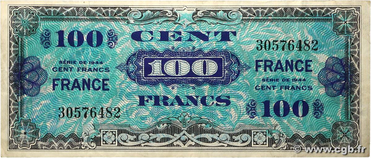 100 Francs FRANCE FRANCE  1945 VF.25.01 TTB