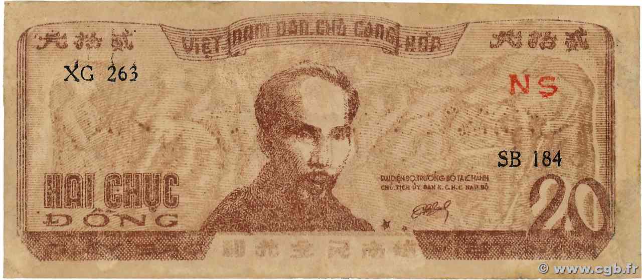 20 Dong VIETNAM  1952 P.041a q.SPL