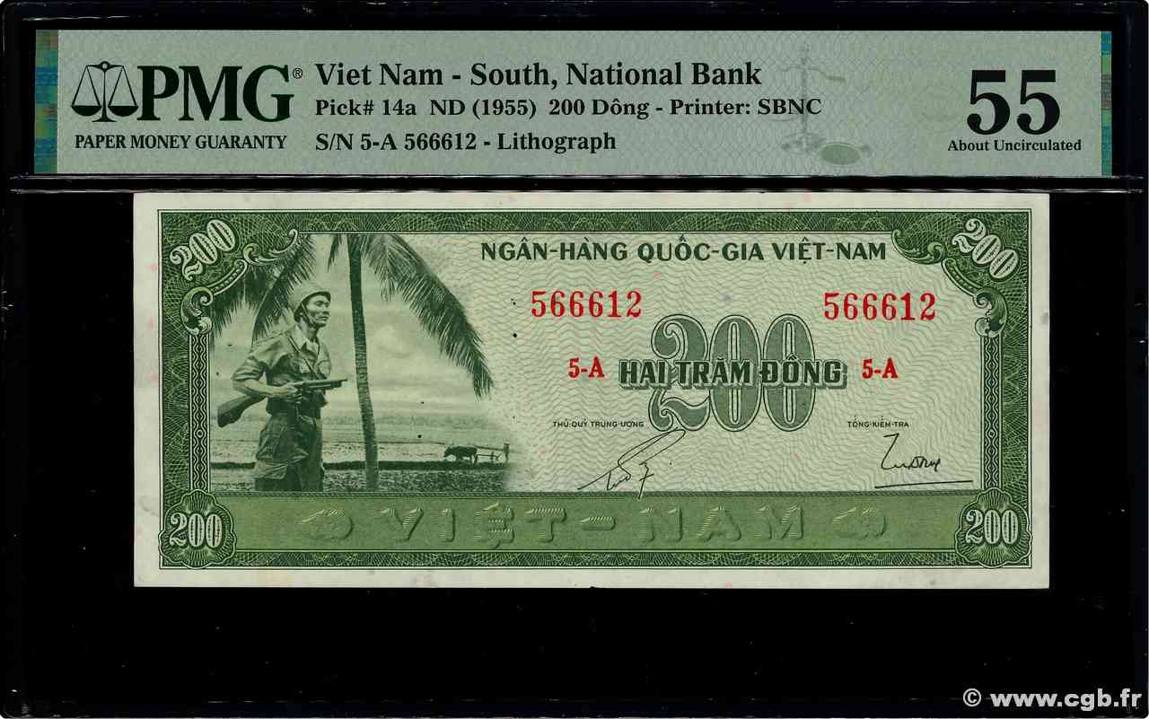 200 Dong VIET NAM SUD  1955 P.14a SPL