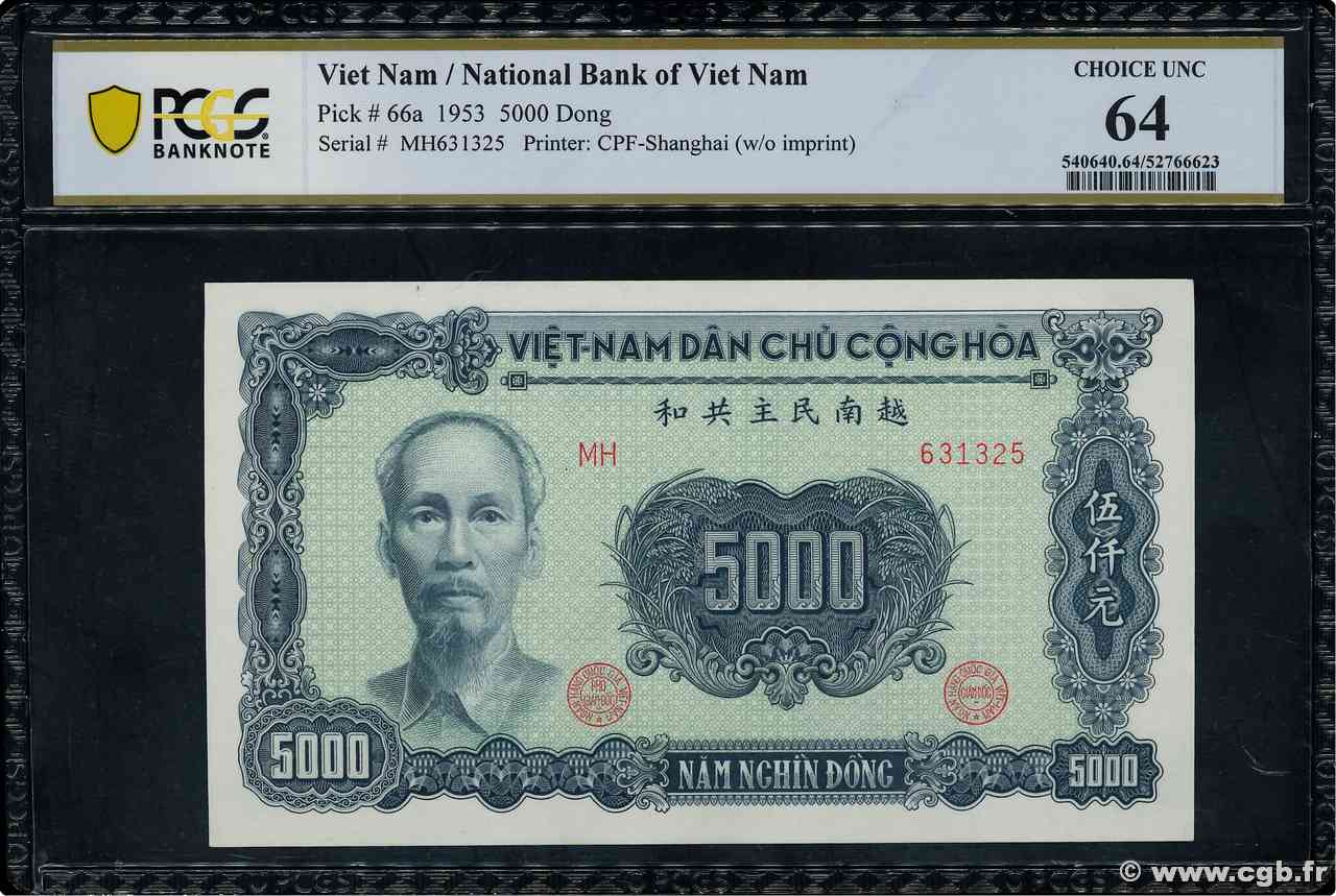 5000 Dong VIET NAM   1953 P.066a pr.NEUF