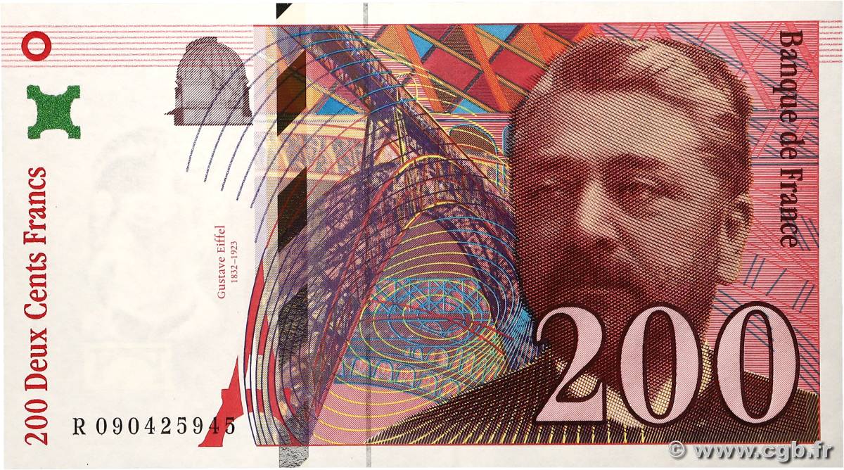200 Francs EIFFEL FRANCE  1999 F.75.05 SPL